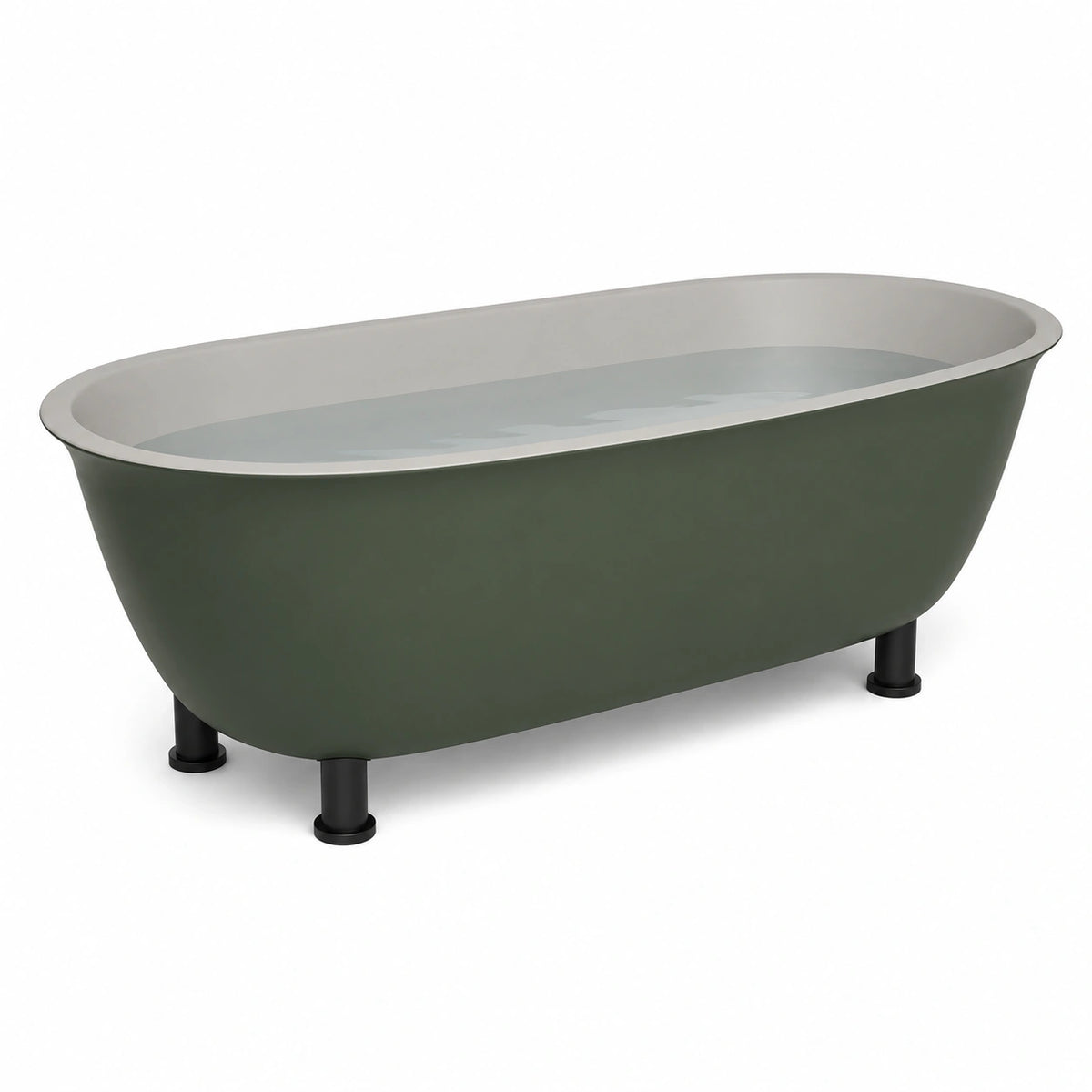 Bañera Independiente de Resina Verde 150cm