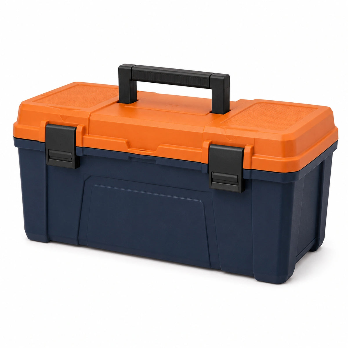 Caja de herramientas de plástico Naranja y Azul
