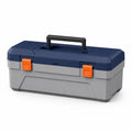 Caja de Herramientas de Plástico Polipropileno Azul y Gris 50cm