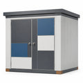 Cobertizo de Acero Galvanizado Multicolor 210x180x200 cm