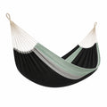 Hamaca de Algodón Negro/Verde 200cm x 150cm